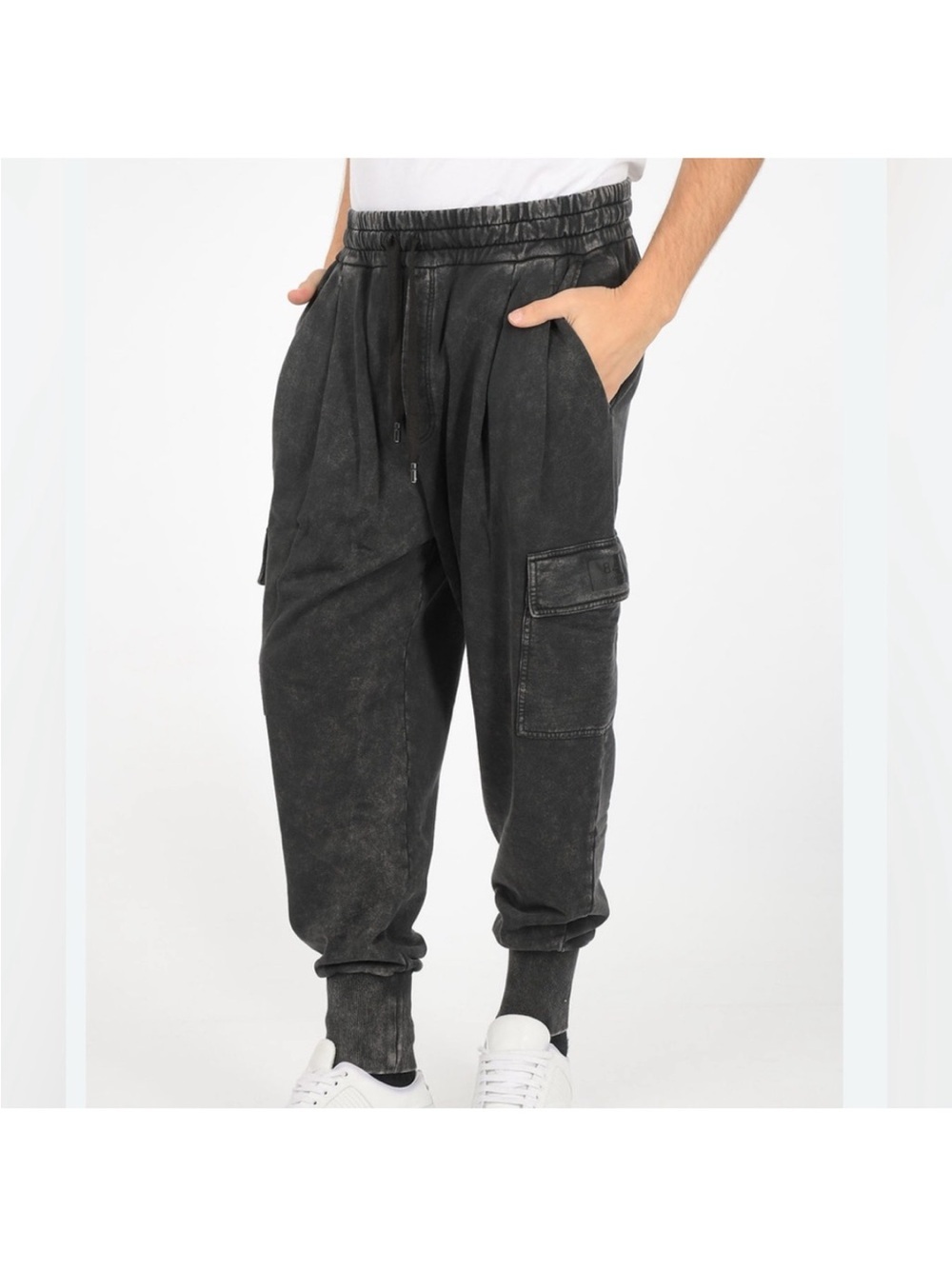 Dolce & Gabbana Black Cargo Joggers
